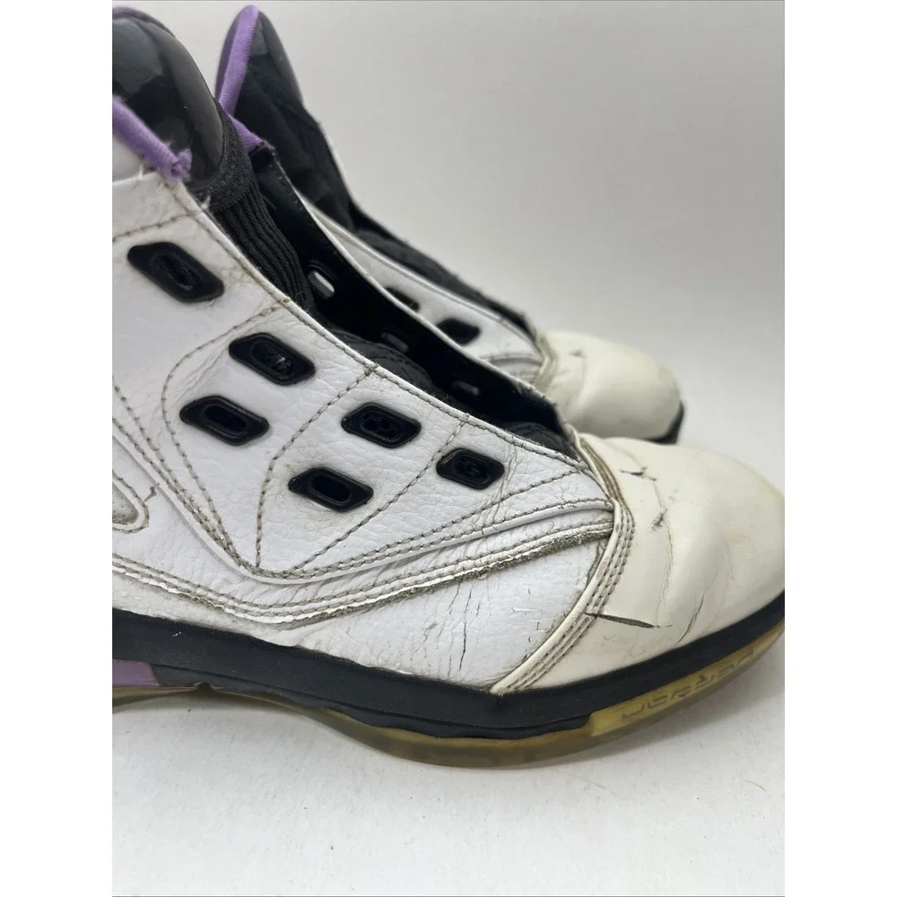 Nike Air Jordan XV.5 Team 7Y White Black Purple 375388-103 Youth Basketball